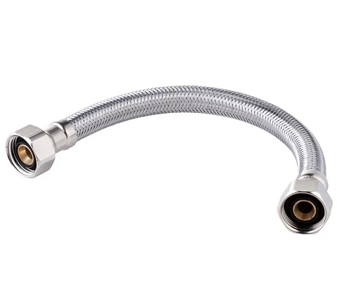 FLEXIBLE AGUA HI 1/2 X HI 1/2 L=300MM D=8MM