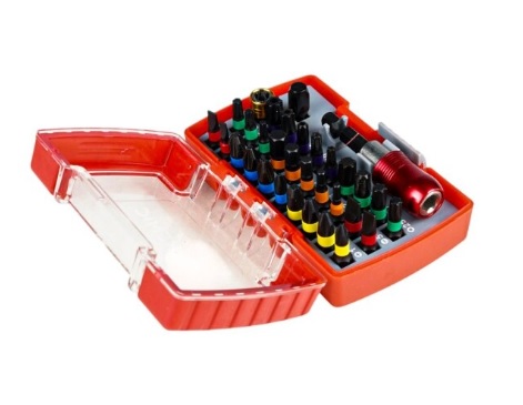 SET 30 PUNTAS INDUSTRIALES IMANTADAS PREMIUN HEMIC