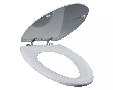 ASIENTO WC MADERA REDONDO FRENTE CERRADO CON TAPA