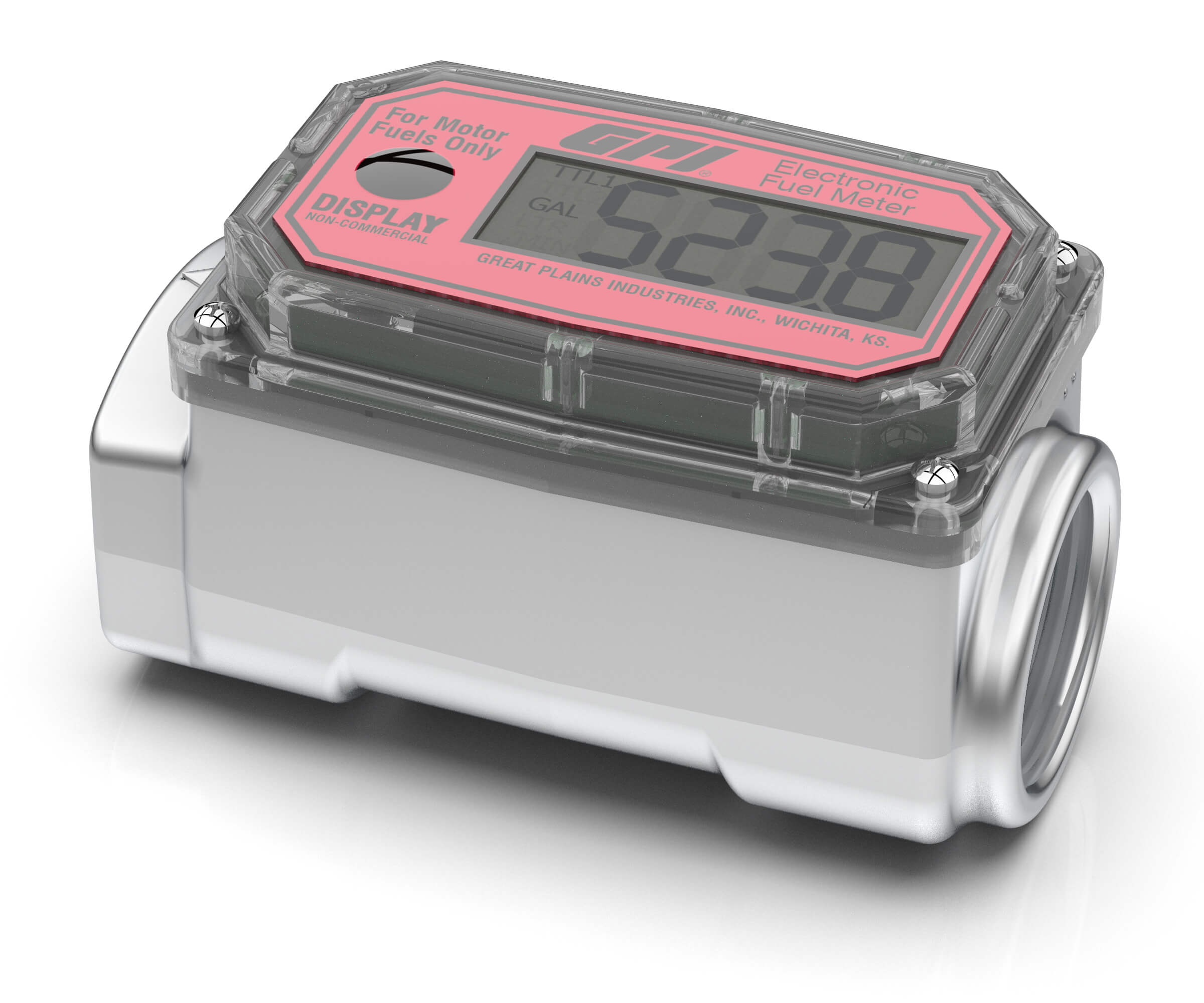 MEDIDOR GPI COMBUSTIBLE DIGITAL ELECTRONICO (ALUMINIO) PART 113255-1 MOD. 01A31GM