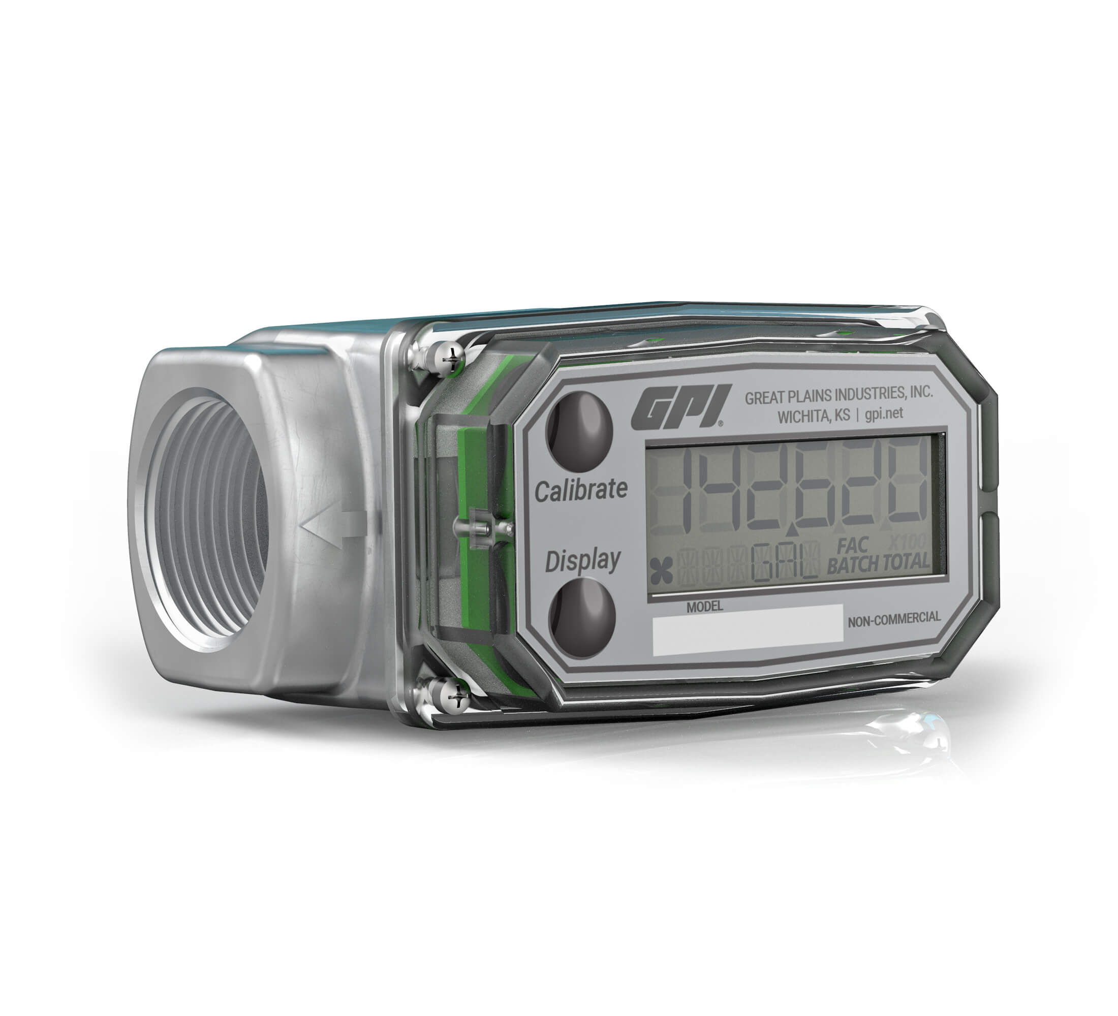 MEDIDOR GPI COMBUSTIBLE DIGITAL ELECTRONICO (ALUMINIO) PART 113900-9500 MOD. 03A30GM