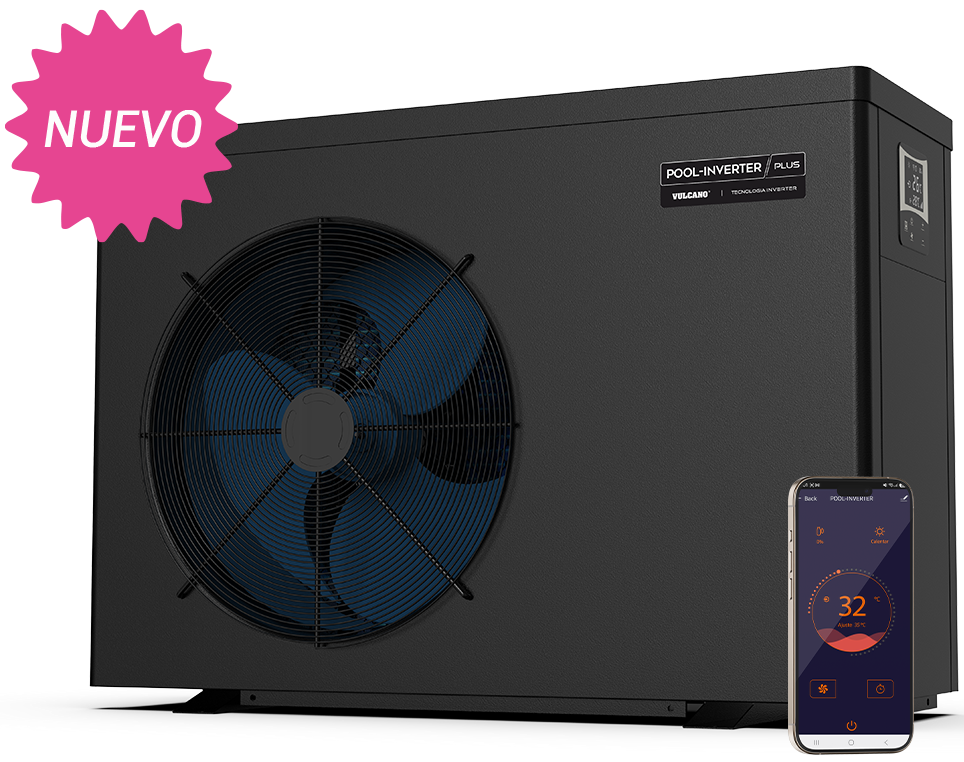 BOMBA DE CALOR POOL-INVERTER,  110 PLUS WIFI, 220V  (65-120 M3)