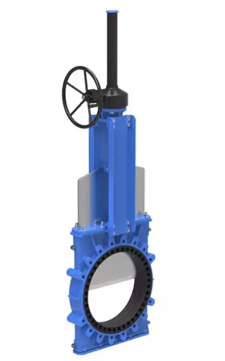 VALVULA CUCHILLA M. REDUCTOR, 14 INCH, BIDIRECCIONAL, SEMI-LUG, DUCTIL IRON, GATE 316SS, N.RUBBER, S