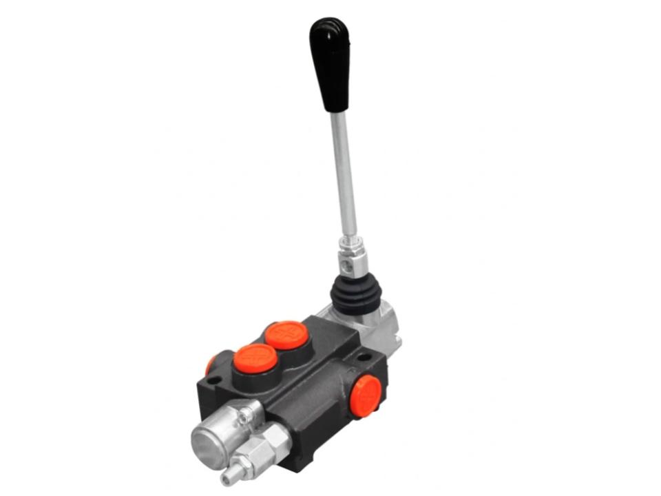 VALVULA DIRECCIONAL MANDO 1 PALANCA 40 LPM 3-8 BSP 250BAR 4V-3P MOD. P40-1-O